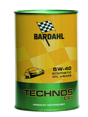 Моторное масло Bardahl 5W40 SN/CF C60 TECHNOS MSAPS, 1L / 314040