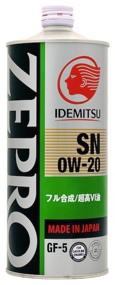 Моторное масло Idemitsu Zepro Eco Medalist 0W20 SN, 1л / 3583001