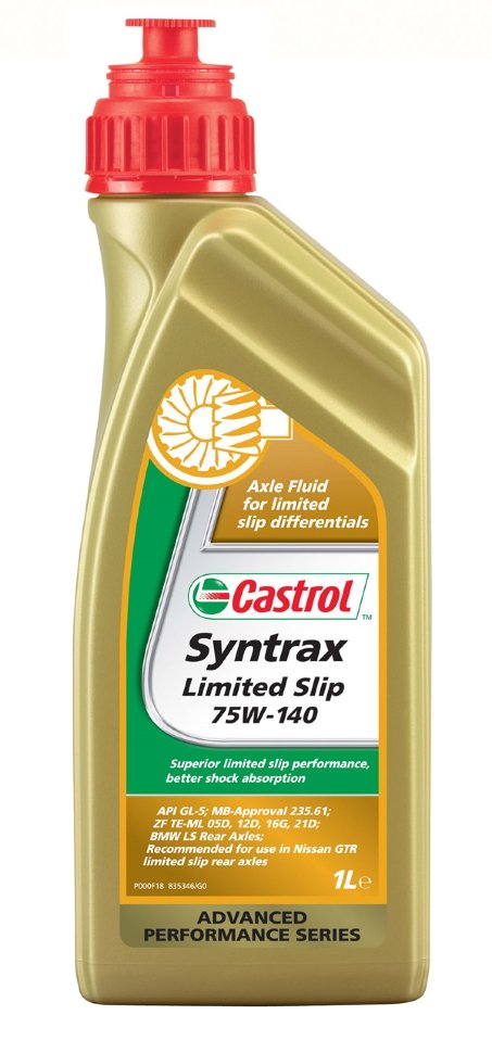 Трансм. масло Castrol Syntrax Limited Slip 75W-140 GL-5, 1 л / 1543CD