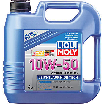 LIQUI MOLY Leichtlauf High Tech 10W-50 4 л. LM9083
