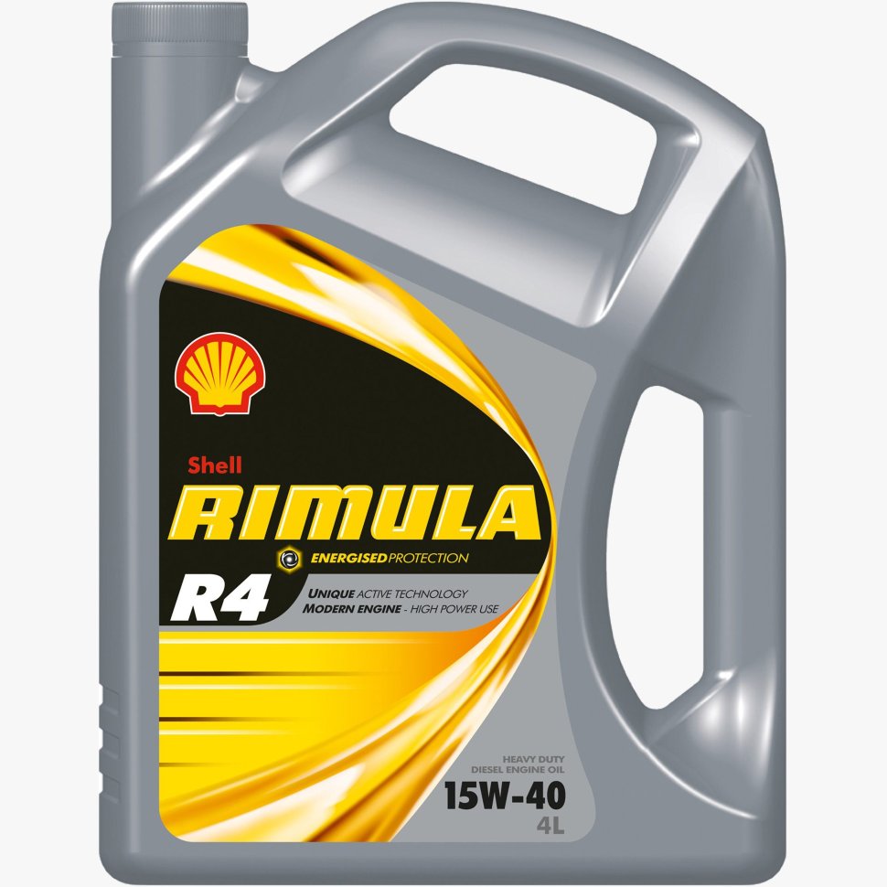 Моторное масло Shell Rimula R4 L 15W40, 4л / 550040066