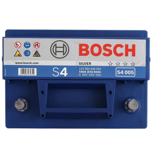 Аккумулятор 60 Aч Bosch S4, о.п. (-/+) / 560408054 / 0092S40