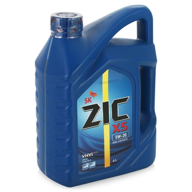 Моторное масло ZiC X5 5W30 SN, 4л / 162621
