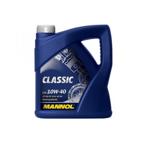Моторное масло Mannol Classic 10W40 SN/CF, 4л / 4036021404202