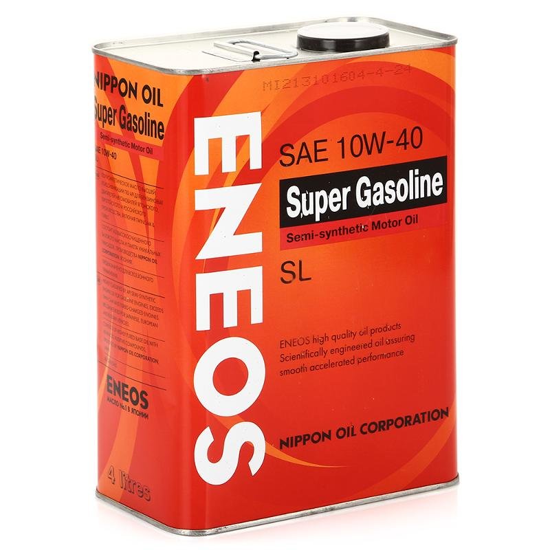 Моторное масло Eneos Super Gasoline 10W40 SL, 4л / OIL1357