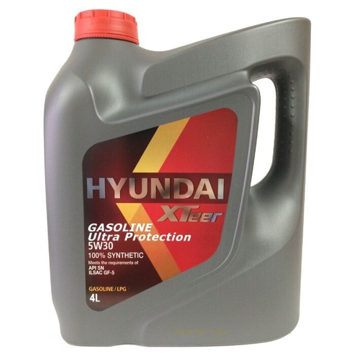 Моторное масло Hyundai XTeer Gasoline Ultra Protection 5W-30 SN, 4 л / 1041002