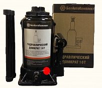 Домкрат гидравлический бутылочный 16т, 210-405 мм, 2 клапана / BAK.00035