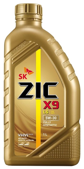 Моторное масло ZiC X9 LS 5W30 SN/CF, 1л