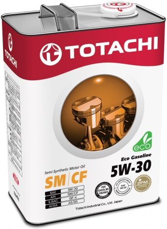 Моторное масло Totachi Eco Gasoline SM/CF 5W30, 4л / 4562374690356