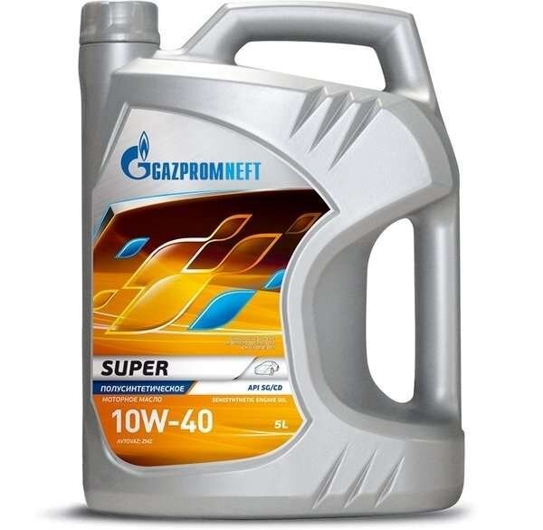 Моторное масло Gazpromneft Super 10W40 SG/CD, 5л / 2389901319