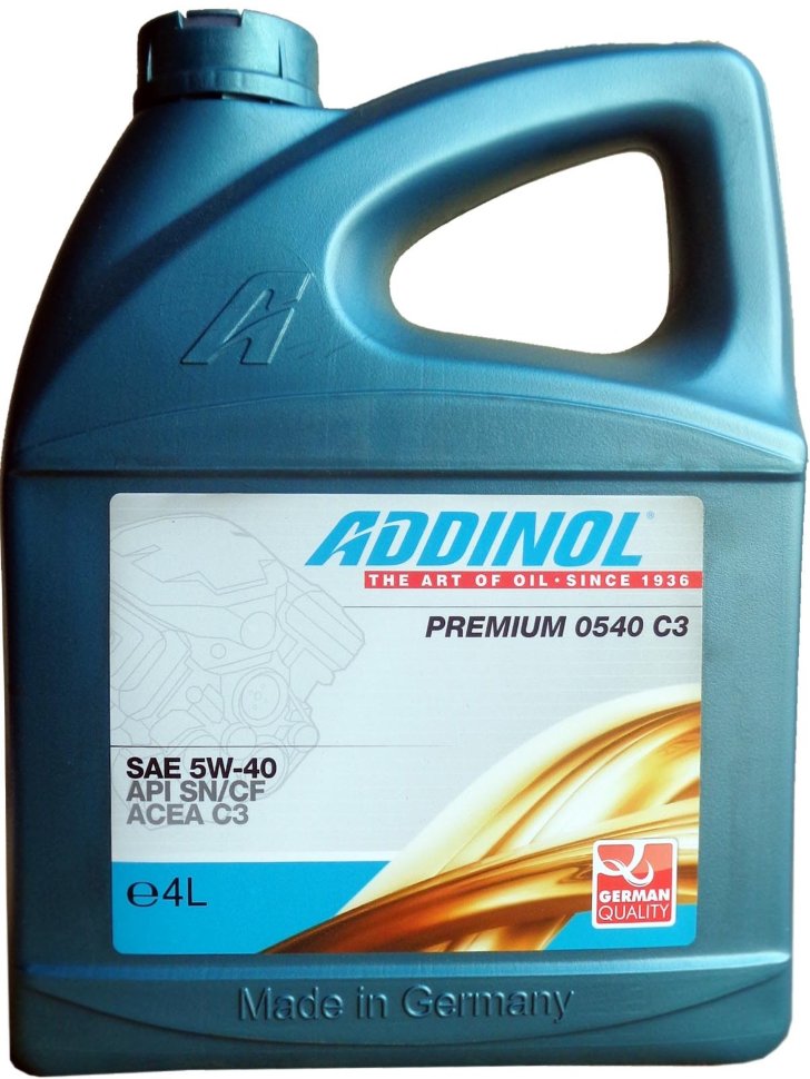 ADDINOL Premium 0540 C3 5W-40 4л/4014766250896