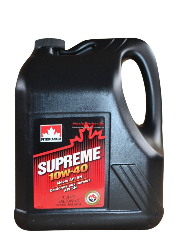 Моторное масло Petro-Canada Supreme 10W40, 4л / 55223443134 / MOSP14C16