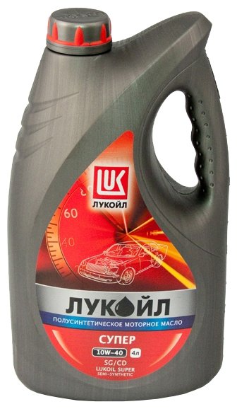Моторное масло Лукойл Супер 10W40 SG/CD, 4л / 19192