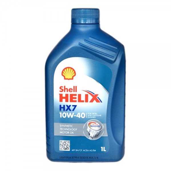 Моторное масло Shell Helix HX7 10W40 SN/CF, 1л / 550040312
